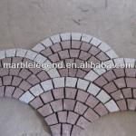 Factory wholesale granite paving stone with net backing