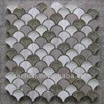 Crackle glass marble mosaic