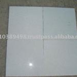 30.5x30.5x1cm Polished Pure White Marble-PWM01