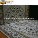Popular design Square waterjet flooring marble