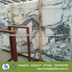Arabescato white marble tile and slab