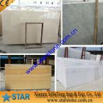 Natural white marble slabs with Quality assurance