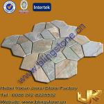 Outdoor Stone Floor Tiles_Mesh Slate Stone_Exterior Flooring Stone