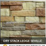 Artificial culture stone walling
