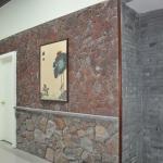red lava cultured stone tile 061