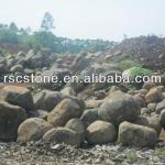 Natural basalt rock for landscaping