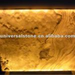 Natural Yellow Lighted Onyx With Led Panel