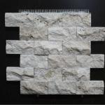 Ivory travertine split face travertine pavers bathroom wall tile stickers