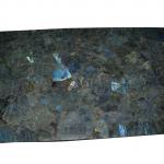 Light Labradorite (gemstone) tabletop from Indosign BV - Specialist in unique and beautiful products of fossil/petrified wood