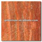 red travertine stone wall cladding