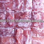 Rock salt bricks and tiles for salt rooms and spa