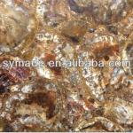 High quality Petrify wood Mosaic tile semi precious gem stone slab