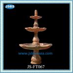 Tiered White Marble Fountain