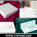 pure white nanoglass generation III marble slabs-LT5488