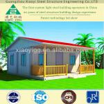 Common design small prefabricated waterproof steel villa for resort