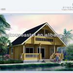wood prefabricated houses and villas LOG-005