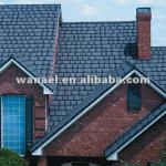 Stone coated metal roof tiles