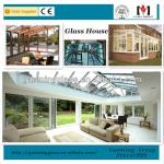 2014 new style of glass house with thermal break aluiminium energy saving glass