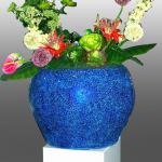 Glass mosaic flower Pots