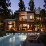 china modern luxury steel prefabricated villas