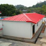 Small light steel EPS sandwich panel easy assemble slope roof modular design prefabricated house prices