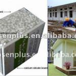 SHANGHAI low COST fast-installed eps cement Sandwich wall panel prefabricated house