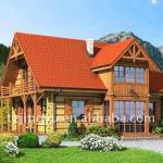 European standard wooden villa