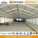 Hard press Aluminum Waterproof Warehouse With ,Flame redartant PVC