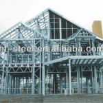 prefabricated light steel structure villa for residence