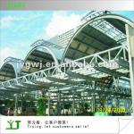 steel structure frame roof building
