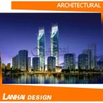 Design Modern Office Building Drawing