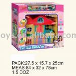 building plastic toys beauty house