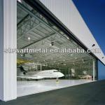 steel aircraft hangar building
