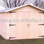 practical wooden garage