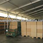 Prefabricated warehouse tent fabric roof aluminum structure