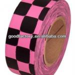 1&quot;x150&#39;x2mil Checkered Tape