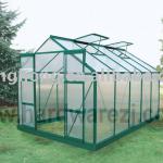 8x12ft aluminum green house resisted wind