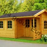 Log cabin kit home, from EUROPE