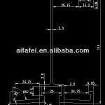 114*85 scaffolding extruded aluminum beam china supplier