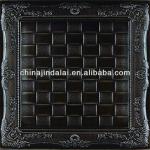 hotel decorative leather wall panel 3D faux leather panel-DP2004