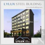 Prefab steel structure 5 star ranked luxury hotel building