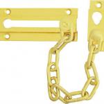 solid brass chain door guard