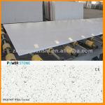 White Sparkle Quartz Stone Countertop in Xiamen