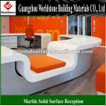 popular design solid surface reception top