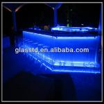customized LED lighted commercial bar counter for sale
