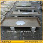 Prefab one piece vanity top bathroom vanity top sink