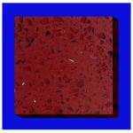 Kitchen countertop quartz stone red color