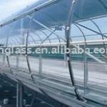 Tempered glass for curtain wall
