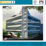 exterior glass wall panels/ glass wall/ aluminium frame glass wall with technical and installation support
