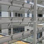 perforated acoustic window louver